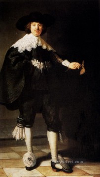 レンブラント・ファン・レイン Painting - メルテン・ソールマンス・レンブラントの肖像